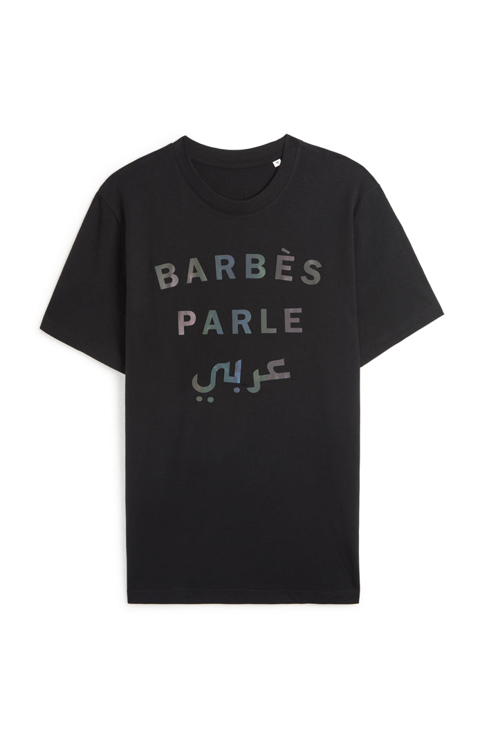 Barbes Parle Arabe Gazolin T-shirt noir – Isakin Paris