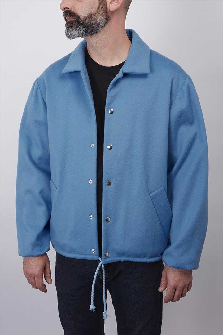 Light blue coach jacket hotsell