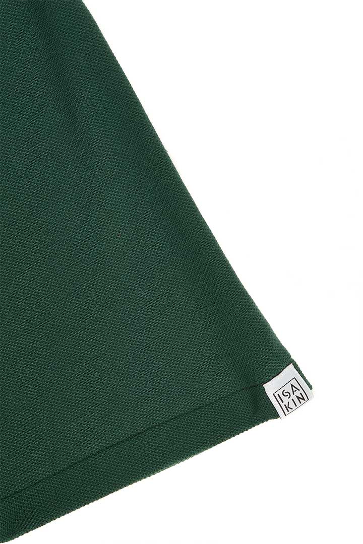 Franbig green tshirt - sleeve label - Isakin