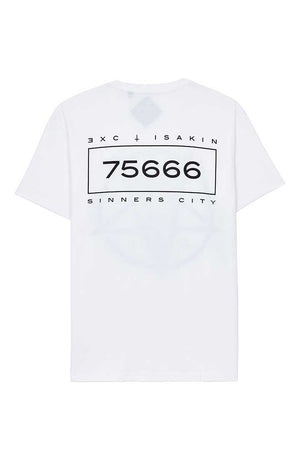 t-shirt blanc Tour Eiffel 75666 sinners city