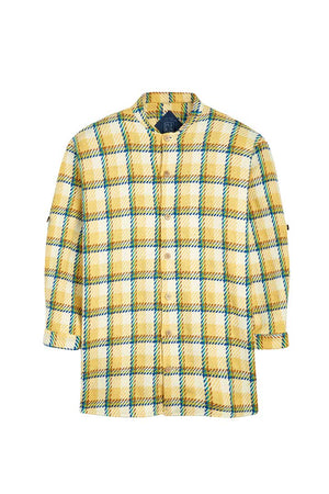 Yellow and white Maover shirt