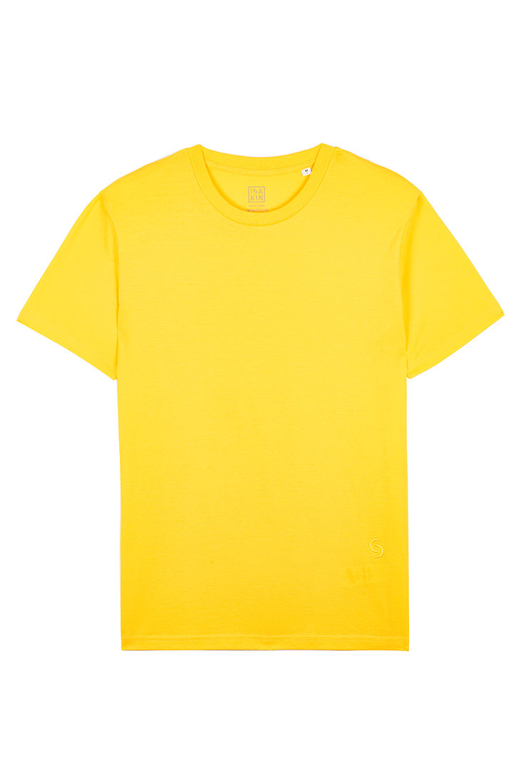 t shirt jaune pour homme